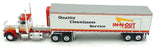 Iconic Replicas 1/43 Scale 43-0640 1973 Peterbilt 359 with Trailer