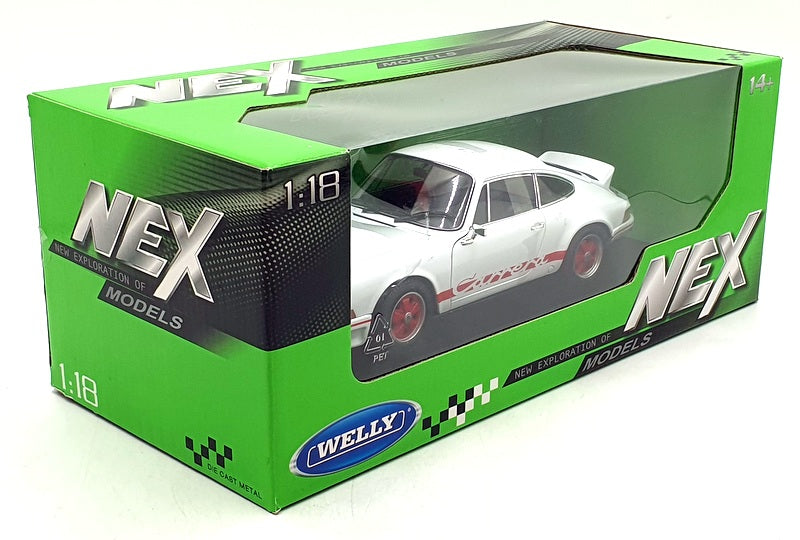 Welly NEX 1/18 Scale 18044W - 1973 Porsche 911 Carera RS - White