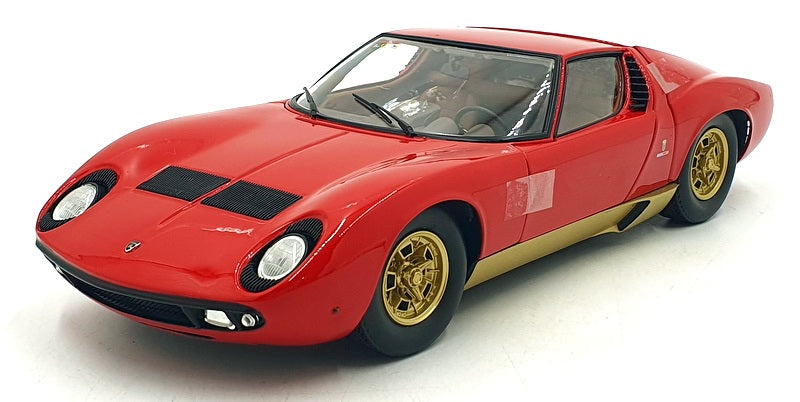Kyosho 1/18 Scale KS08314R - Lamborghini Miura P400 - Red