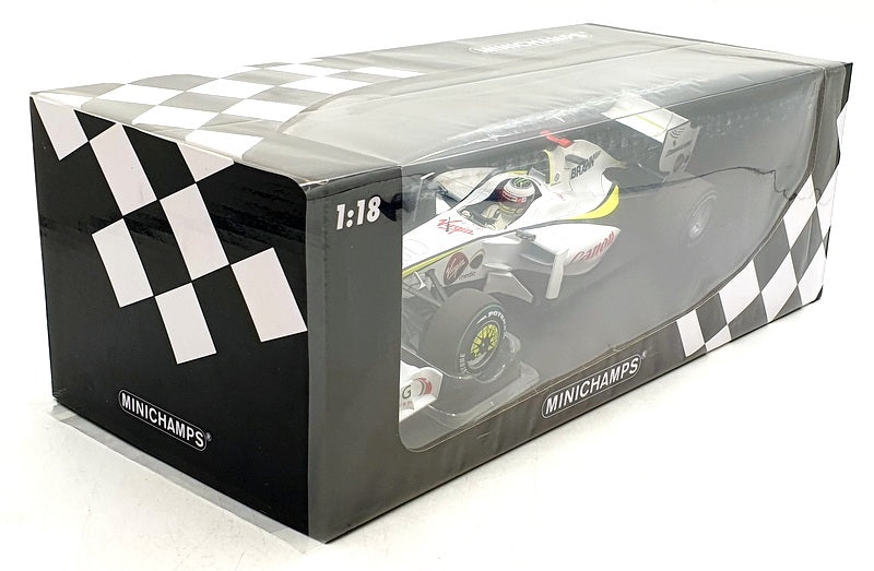 Minichamps 1/18 Scale 180 090222 - F1 Brawn GP BGP001 Singapore GP 2009 - Button