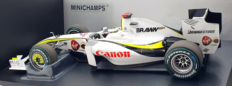 Minichamps 1/18 Scale 180 090222 - F1 Brawn GP BGP001 Singapore GP 2009 - Button