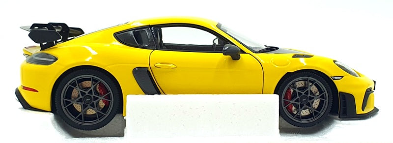 Minichamps 1/18 Scale Diecast 110 062124 - Porsche Cayman GT4 RS 2024 - Yellow