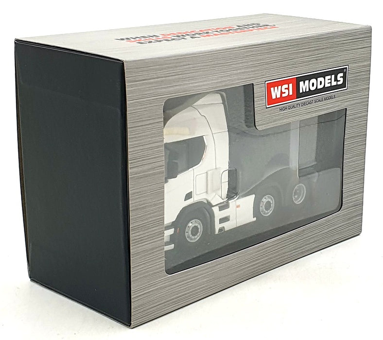 WSI Models 1/50 Scale 03-2005 - Scania R Highline I CR20H 6X2 Twin Steer - White