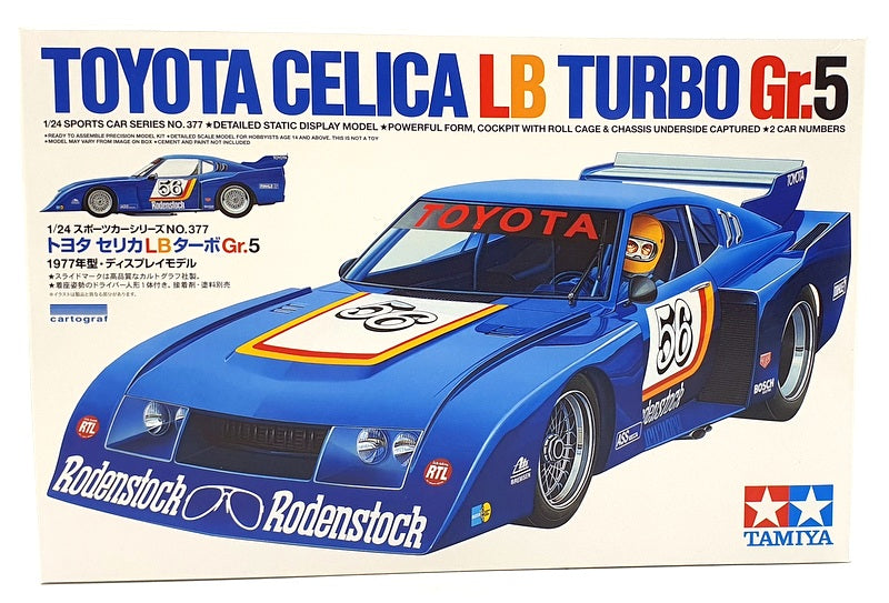 Tamiya 1/24 Scale Model Kit 24377 - Toyota Celica LB Turbo Gr.5 Kit