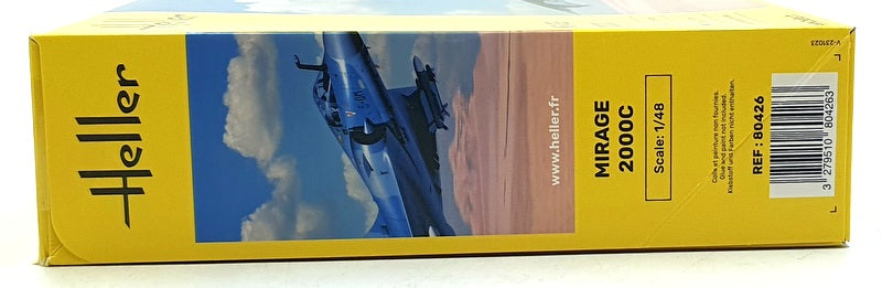 Heller 1/48 Scale Unbuilt Kit 80426 - Mirage 2000C Aeroplane Kit - 92 Pieces
