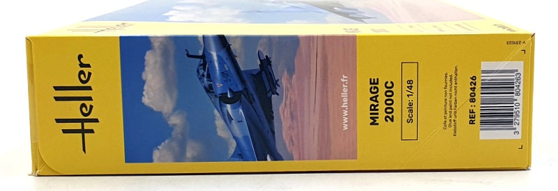 Heller 1/48 Scale Unbuilt Kit 80426 - Mirage 2000C Aeroplane Kit - 92 Pieces