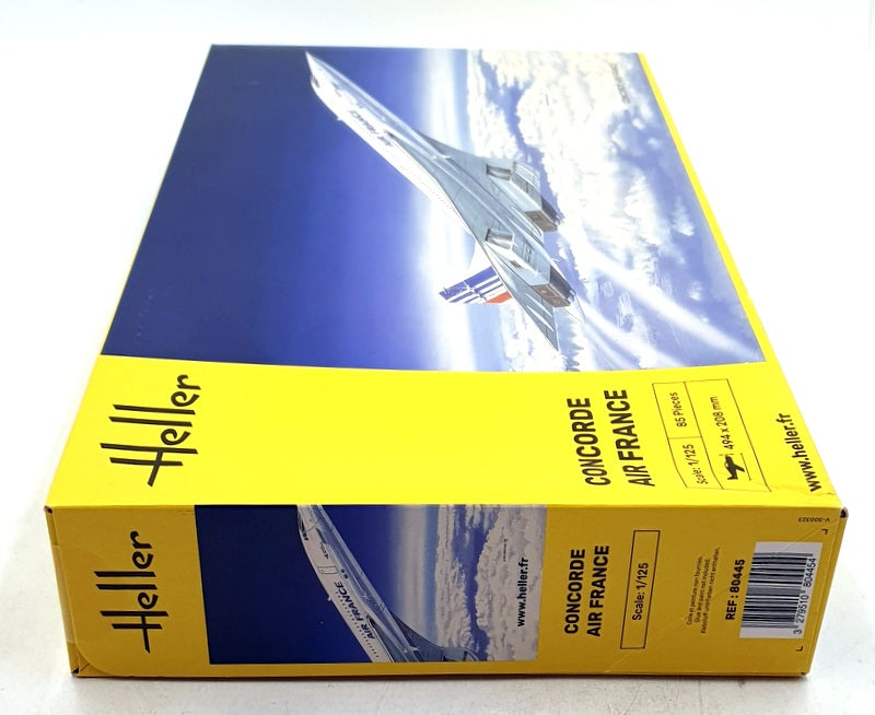 Heller 1/125 Scale Unbuilt Kit 80445 Concorde Air France 85 Piece Aeroplane Kit