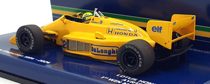 Minichamps 1/43 Scale 540 873392 F1 Lotus Honda 99T Ayrton Senna 1st Monaco 1987