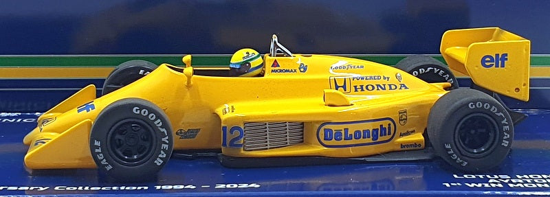 Minichamps 1/43 Scale 540 873392 F1 Lotus Honda 99T Ayrton Senna 1st Monaco 1987