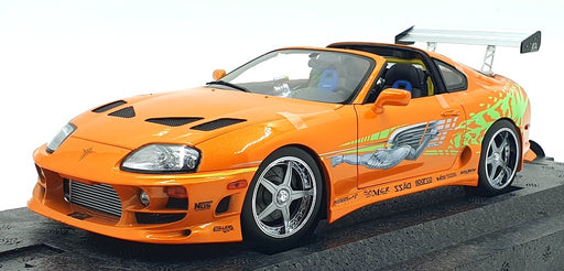 Kyosho 1/18 Scale 08975FF - Toyota Supra Fast & Furious - Orange