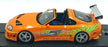 Kyosho 1/18 Scale 08975FF - Toyota Supra Fast & Furious - Orange