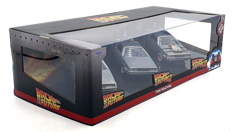 Jada 1/32 Scale 33399 - Back To The Future 1-2-3 DeLorean Set
