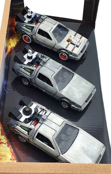 Jada 1/32 Scale 33399 - Back To The Future 1-2-3 DeLorean Set