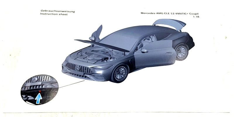 NZG 1/18 Scale Diecast 110800050 - Mercedes-AMG CLE 53 4Matic+ Coupe