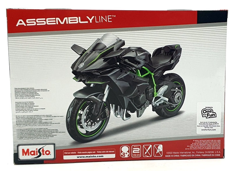 Maisto 1/12 Scale Diecast Kit 39198 - Kawasaki Ninja H2R Motorbike Kit