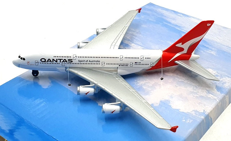 Daron Toys Appx 14cm Long Diecast RT8538-1 Qantas Airbus A380 Aircraft White/Red