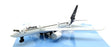 Daron Toys Appx 14cm Long RT4134 - Lufthansa Airbus A350 - 900 Aircraft - White