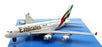 Daron Toys Appx 14cm Long RT9904-1 Emirates Airbus A380 Aircraft - White/Silver