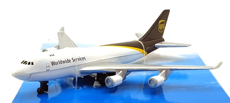Daron Toys Appx 15cm Long RT4344 - UPS Worldwide Services Aircraft - White/Brown