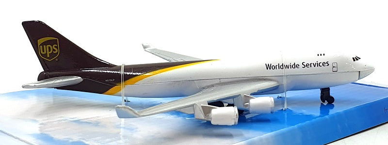 Daron Toys Appx 15cm Long RT4344 - UPS Worldwide Services Aircraft - White/Brown