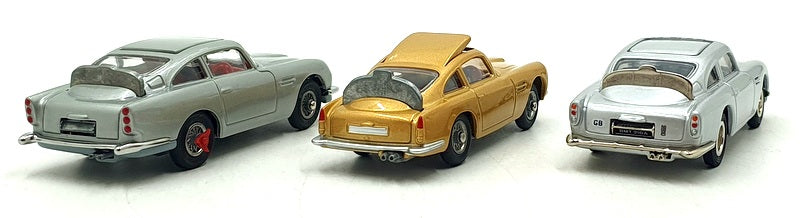 Corgi 1/43 Scale RT70007 - James Bond 3 Car Set Aston Martin DB5 -Silver/Gold