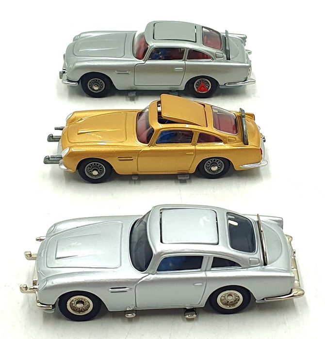 Corgi 1/43 Scale RT70007 - James Bond 3 Car Set Aston Martin DB5 -Silver/Gold