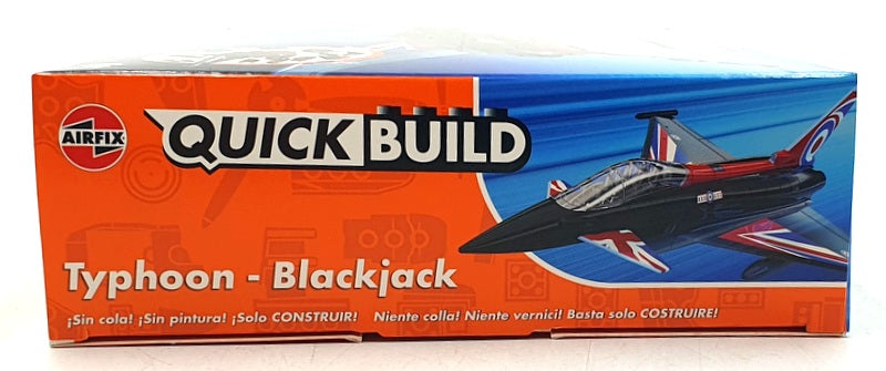 Airfix Quick Build 23cms Long J6059 - Eurofighter Typhoon Blackjack RAF