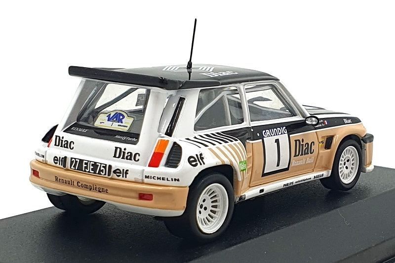Altaya 1/43 Scale 161026B Renault 5 Maxi Turbo #1 Var Rally 1986 Chatriot/Perin