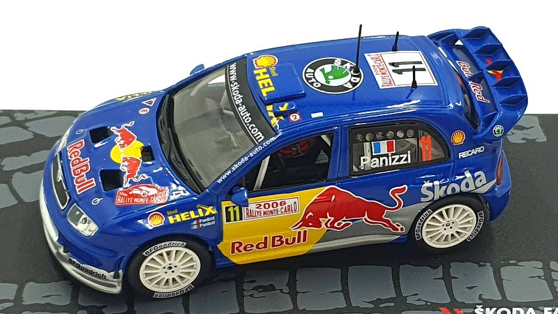 Altaya 1/43 Scale 161026A Skoda Fabia #11 WRC Monte Carlo Rally 2006 G/H Panizzi