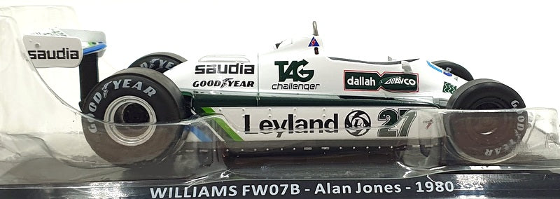 Altaya 1/24 Scale Diecast 161026 - Williams FW07B #27 1980 - Alan Jones