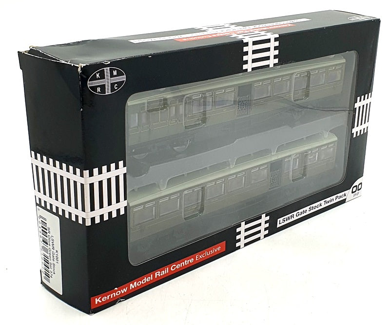 Kernow OO Gauge K1001 - LSWR Gate Stock SR Olive Green Set 374