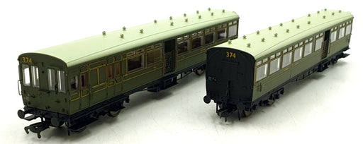 Kernow OO Gauge K1001 - LSWR Gate Stock SR Olive Green Set 374