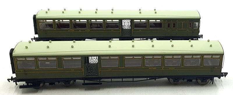 Kernow OO Gauge K1001 - LSWR Gate Stock SR Olive Green Set 374
