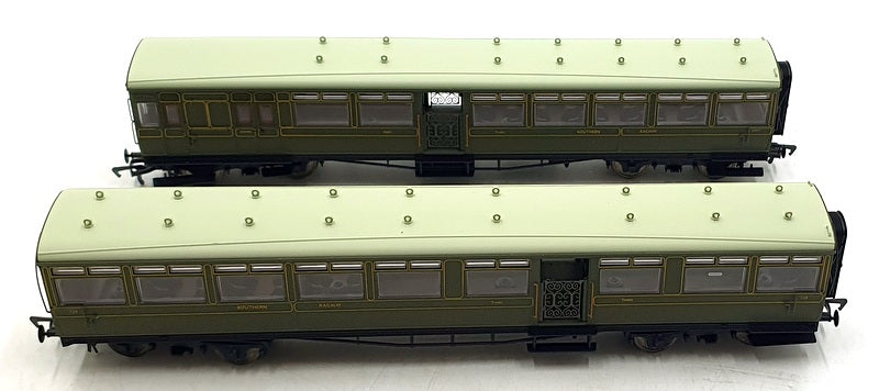 Kernow OO Gauge K1001 - LSWR Gate Stock SR Olive Green Set 374
