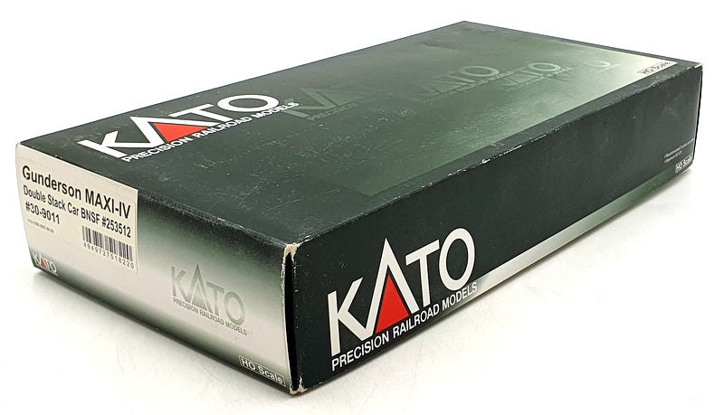 Kato HO 1/87 Scale 30-9011 - Gunderson MAXI-IV Double Stack Car BNSF #253512