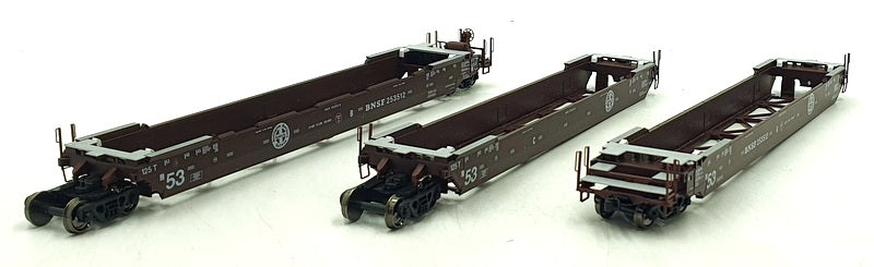 Kato HO 1/87 Scale 30-9011 - Gunderson MAXI-IV Double Stack Car BNSF #253512