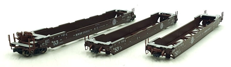 Kato HO 1/87 Scale 30-9011 - Gunderson MAXI-IV Double Stack Car BNSF #253512