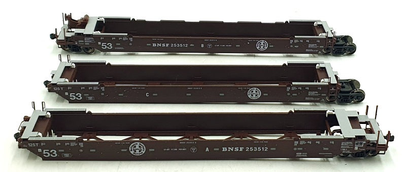 Kato HO 1/87 Scale 30-9011 - Gunderson MAXI-IV Double Stack Car BNSF #253512