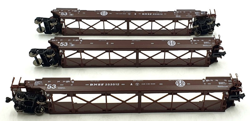 Kato HO 1/87 Scale 30-9011 - Gunderson MAXI-IV Double Stack Car BNSF #253512