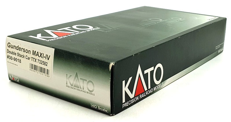 Kato HO 1/87 Scale 30-9018 - Gunderson MAXI-IV Double Stack Car TTX #732582