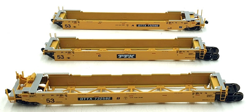 Kato HO 1/87 Scale 30-9018 - Gunderson MAXI-IV Double Stack Car TTX #732582