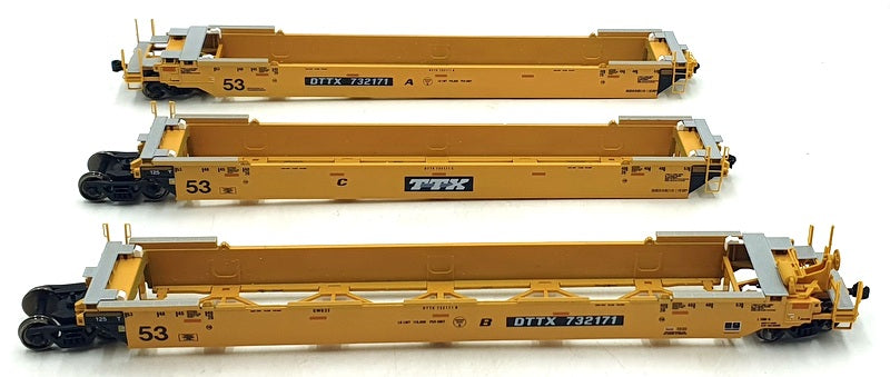 Kato HO 1/87 Scale 30-9032 - Gunderson MAXI-IV Double Stack Car TTX #732171