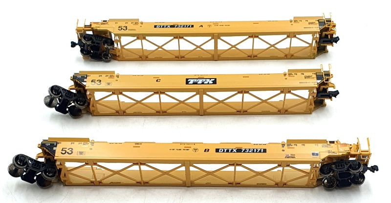 Kato HO 1/87 Scale 30-9032 - Gunderson MAXI-IV Double Stack Car TTX #732171