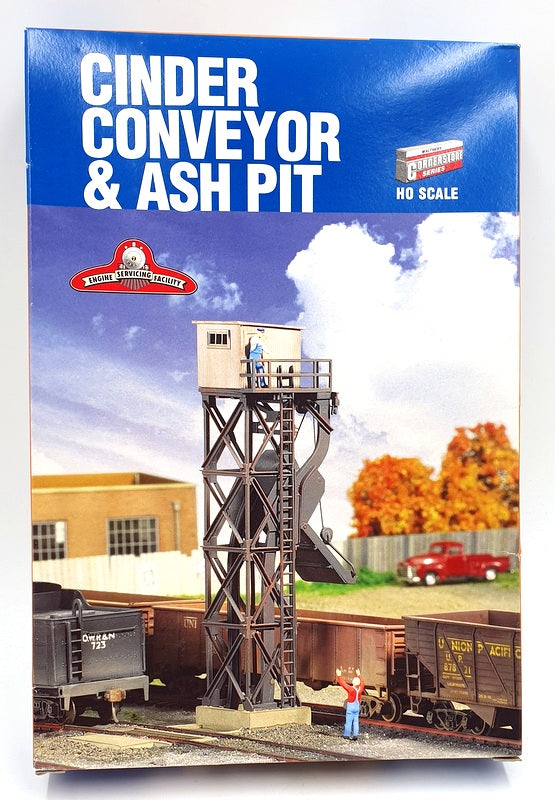 Walthers Cornerstone HO Scale Kit 933-3181 - Cinder Conveyor and Ash Pit