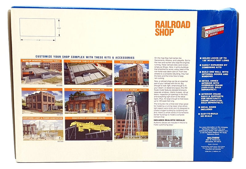 Walthers Cornerstone HO Scale Kit 933-2970 - Railroad Shop