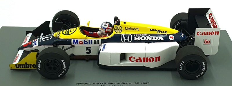 Spark 1/18 Scale 18S740 - F1 Williams FW11B #5 1st British GP 1987