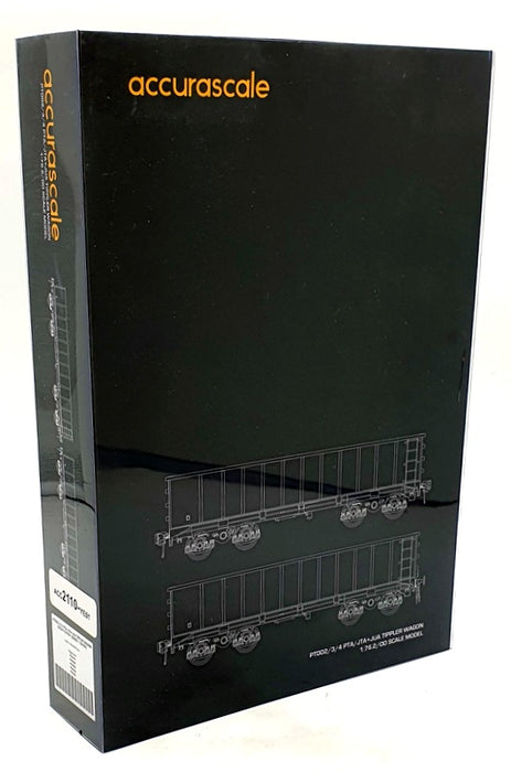 Accurascale Trains OO 1/76.2 Scale 2110-YE01 - Tippler Wagon Yeoman/Procor Set
