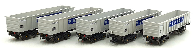 Accurascale Trains OO 1/76.2 Scale 2110-YE01 - Tippler Wagon Yeoman/Procor Set
