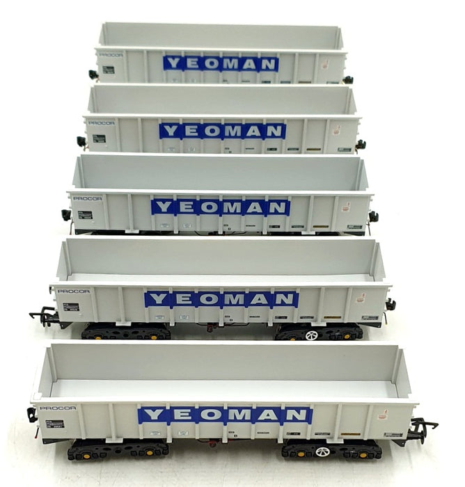 Accurascale Trains OO 1/76.2 Scale 2110-YE01 - Tippler Wagon Yeoman/Procor Set