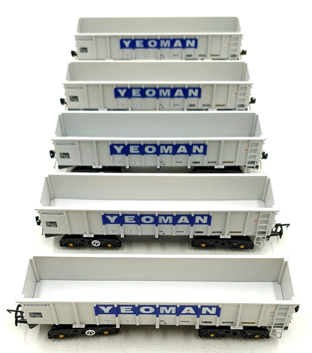 Accurascale Trains OO 1/76.2 Scale 2110-YE01 - Tippler Wagon Yeoman/Procor Set